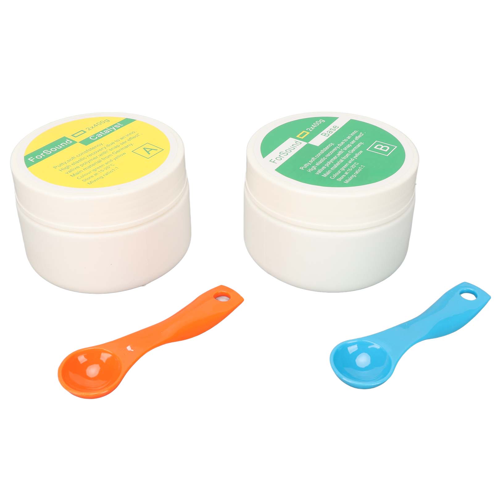 

2 шт. 400 г ушная замазка для слепка уха, индивидуальный силиконовый мягкий высокоэластичный материал для формовки уха