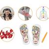 Unisex Foot Massage Reflexology Socks for Stimulate Pressure Point Ease Tiredness Perfect for Office Worker and Elderly