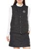 Breath Thermo Tech Lining Down and Golf XL Vest, Moisture-Wicking Heat-Generating, Women's Wear, Black/Charcoal, (E2ME2702)
