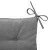 CHAIR CUSHION garden/terrace 40x40cm gray quilted