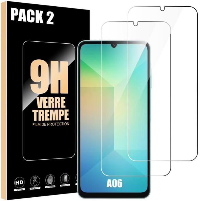 Verre Trempé - BOOLING - Compatible Samsung Galaxy A06 - Anti-Rayures - Ultra Fin - Lot de 2