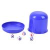 Polyhedral Dice Cup Drinking Board Game Gambling Dice Box With 5Pcs Dices