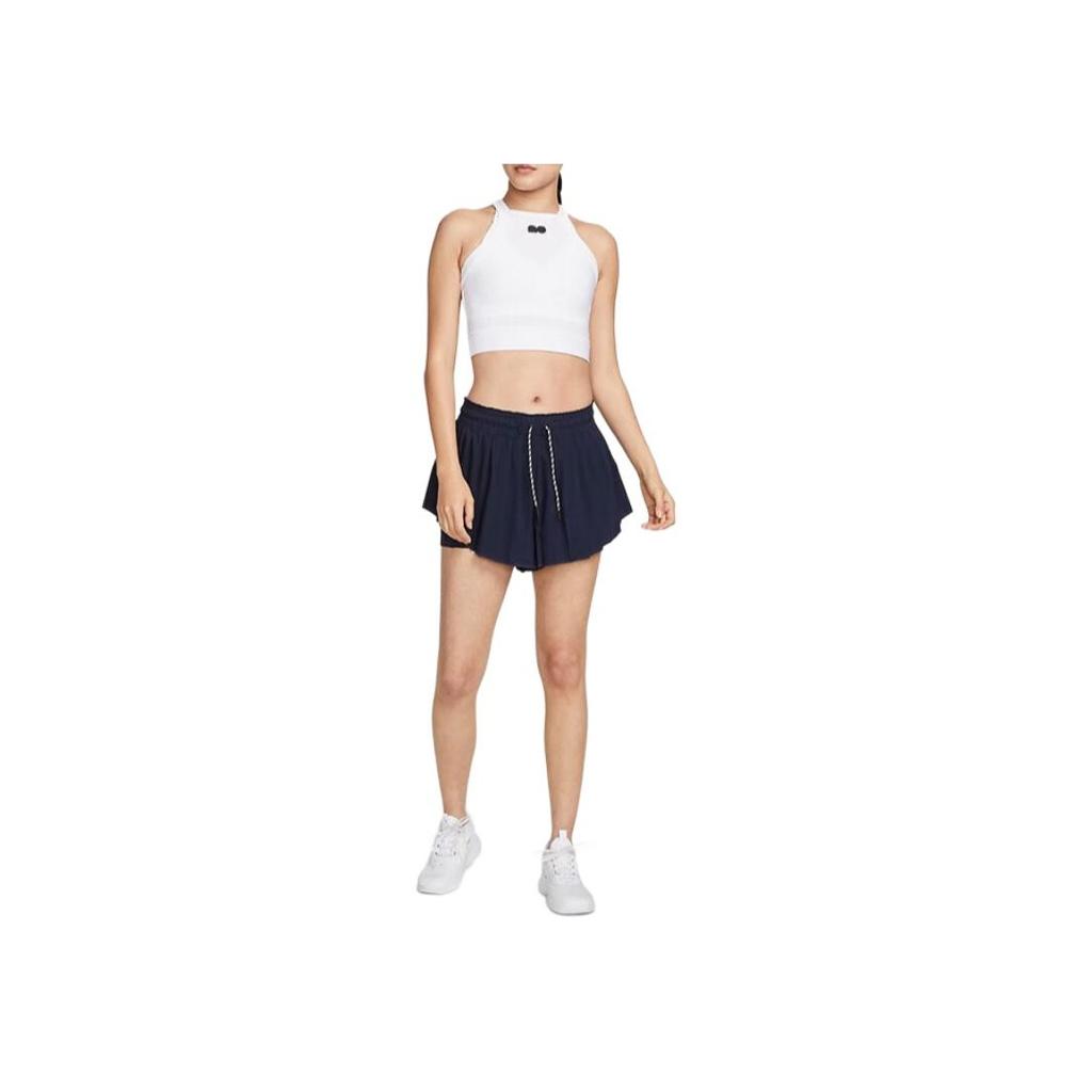 Nike Short Tennis Sports Tank Top Women Tops White DM2168-100