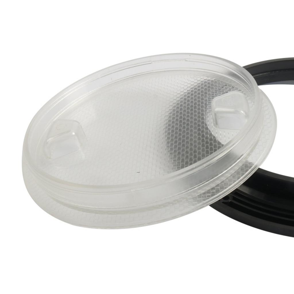 Rotating Lock 8 Inch Round Deck Inspection Access Hatches Cover ABS Material UV Resistant Suitable For Boats And Campers