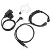 U94 PTT Military Adapter + Mobile 2 Pin 7.1mm Headset System Adapter Push to Talk for Motorola Radio