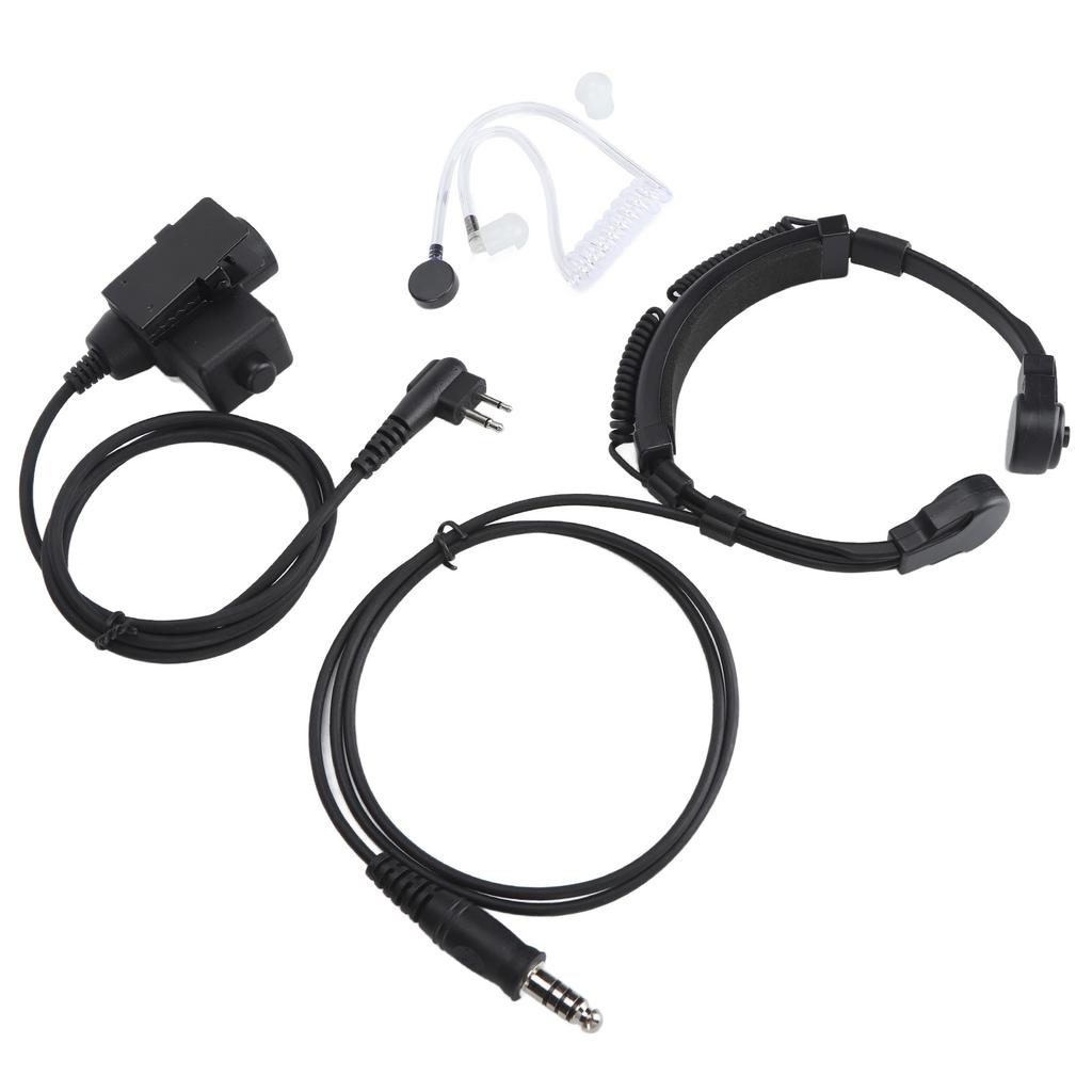 U94 PTT Military Adapter + Mobile 2 Pin 7.1mm Headset System Adapter Push to Talk for Motorola Radio