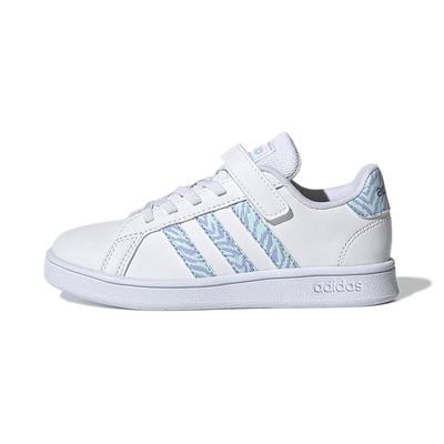 Neo GRAND COURT Low Top Kids' Skateboarding Shoes White Blue Purple Children Aged 3 7 Years Old GW4852