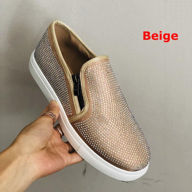 sparkly crystal platform sneakers