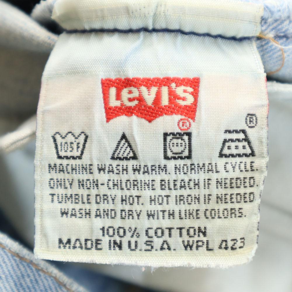 Levi's 90s Made In USA 501 Straight Denim Pants W29 Button Fly Men's Used