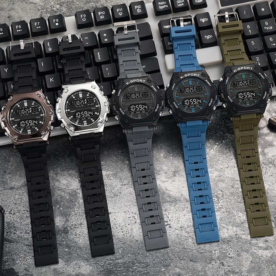 Multifunction Men's Sports Watch Waterproof Luminous Alarm Clock Outdoor Fitness Digital Watch Electronic Wristwatch for Man Kid