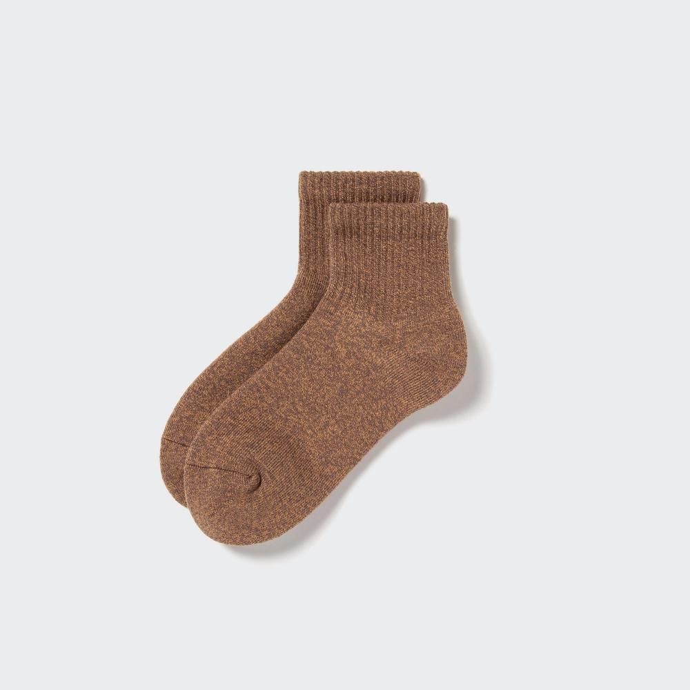 Uniqlo Japan Heat Tech Pile Half Socks