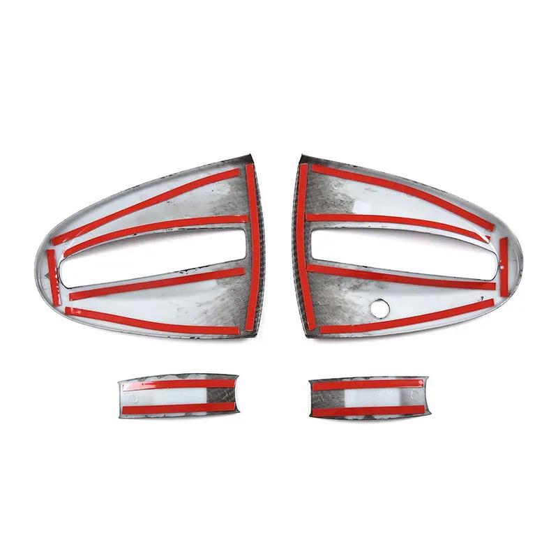 For Mercedes-Benz Smart 451 Fortwo 2009-2015 ABS Car Door Bowl Decorative Protective Cover Trim Car Styling