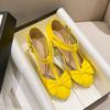 Women's high heels, single shoes, sweet waterproof platform, thick heels, low cut shoes, plus size, versatile sandals