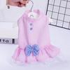 Pet Accessories Dog Lace Lattice Dress Pet Dog Clothes for Small Dog Party Birthday Wedding Tutu Dress Puppy Costume for Pet Dogs