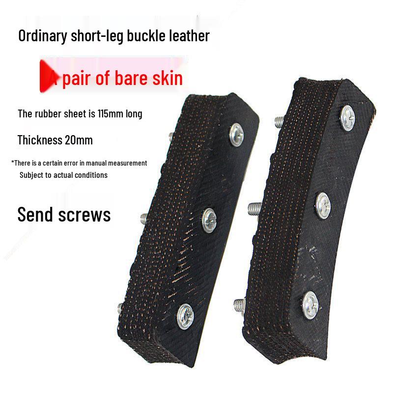 Leather Cement Pole Electrician s Foot Stirrup Strap with Steel and Rubber Reinforcement Standard Model