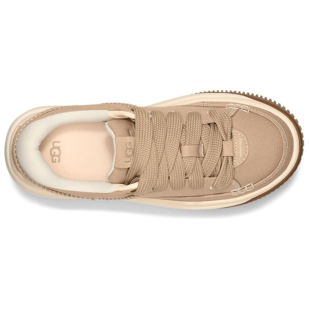 UGG Mote Plattform Stoff Komfortable Stilige Sklisikre Økt Høyde Lavtopp Sneakers Unisex sneakers Brun 1167499-MDSD