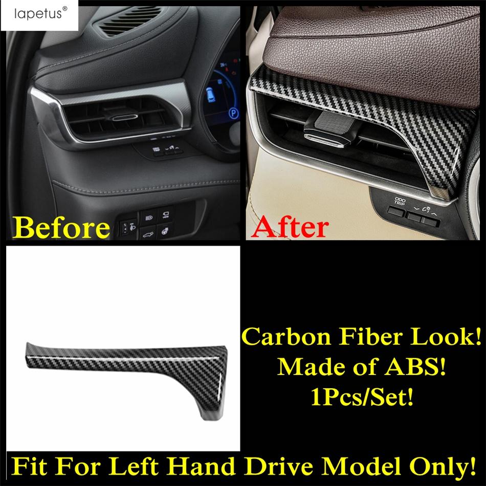 Carbon Fiber Window Lift / Gear Shift Panel / Water Cup / Air AC Cover Trim Accessories For Toyota Highlander / Kluger -2025