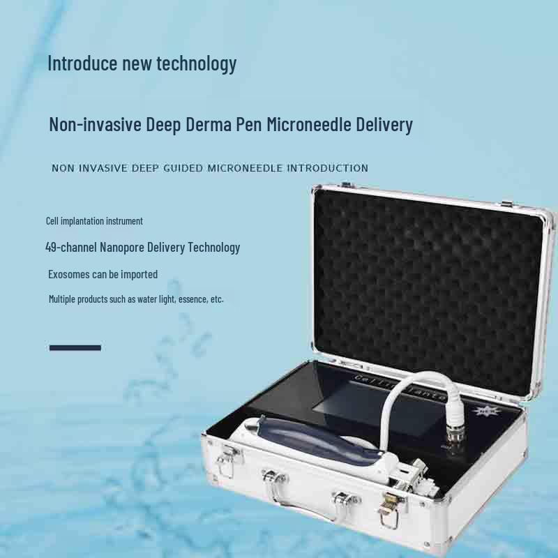 Exosome Facial Essence Hydrating Microcrystalline Device.