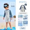 JELLYBABY Boys' Antimicrobial One-Piece Swimsuit