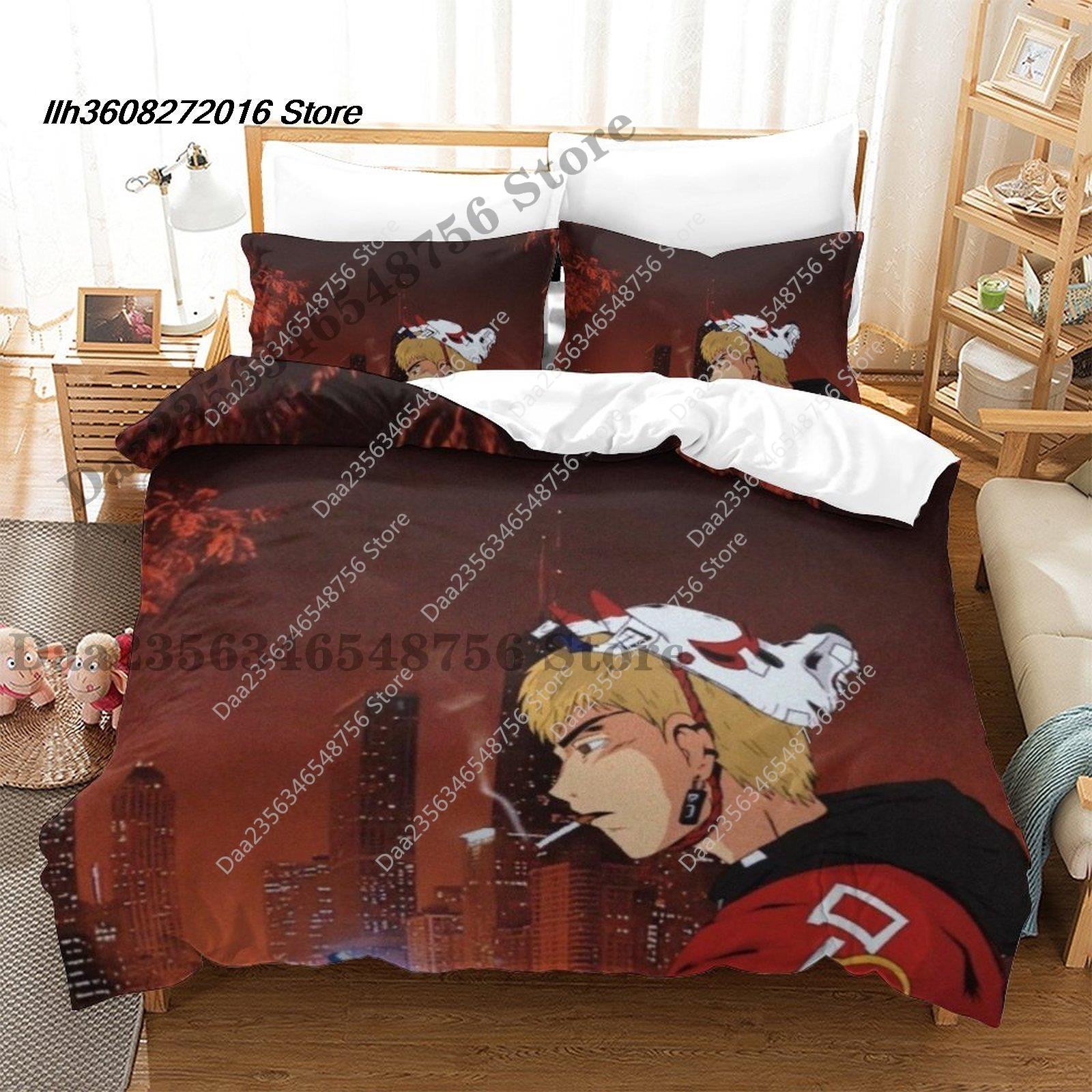

Comforter New Anime Gto Bedding Set Single Twin Full Queen King Size Bed Set Aldult Kid Bedroom s 3D Print Kawaii Bed S Comforter (quilt)-EU Single(135*200cm)3pcs