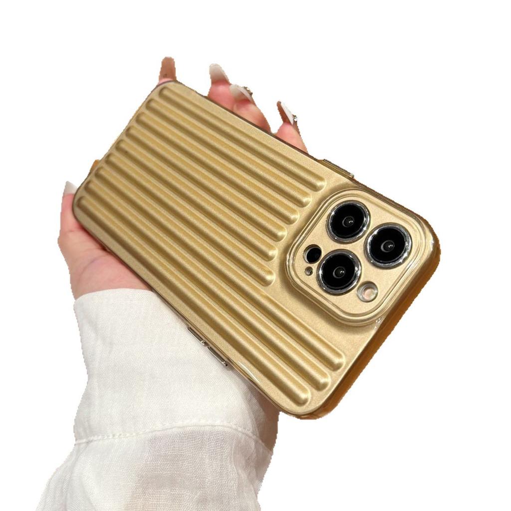 Simple Vertical Pattern Light Column Mobile Phone Case, Anti-fall Mobile Phone Case, Four-corner Airbag Hanging Chain Mobile Phone Case