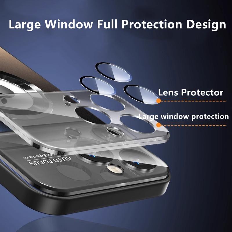 Luxus Titan Metallic Farbe Matt Magnetische Hülle für iPhone 17 16 15 14 Plus 13 12 11 Pro Max für Magsafe Kabelloses Ladegehäuse