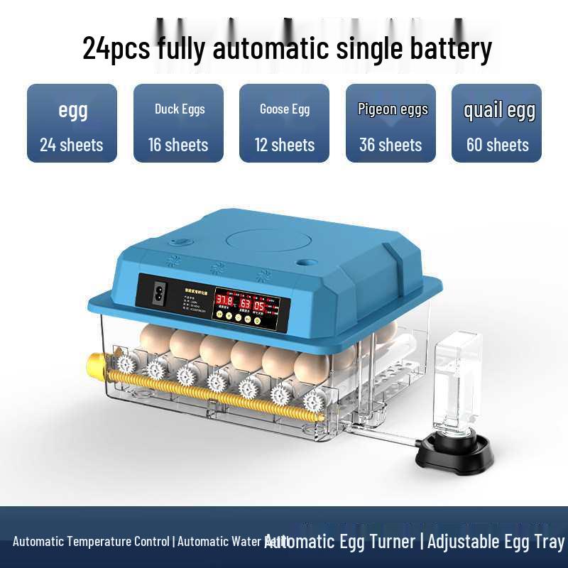 Smart Mini Household Incubator: Fully Automatic Quail & Chicken Egg Incubator with Constant Temperature Control