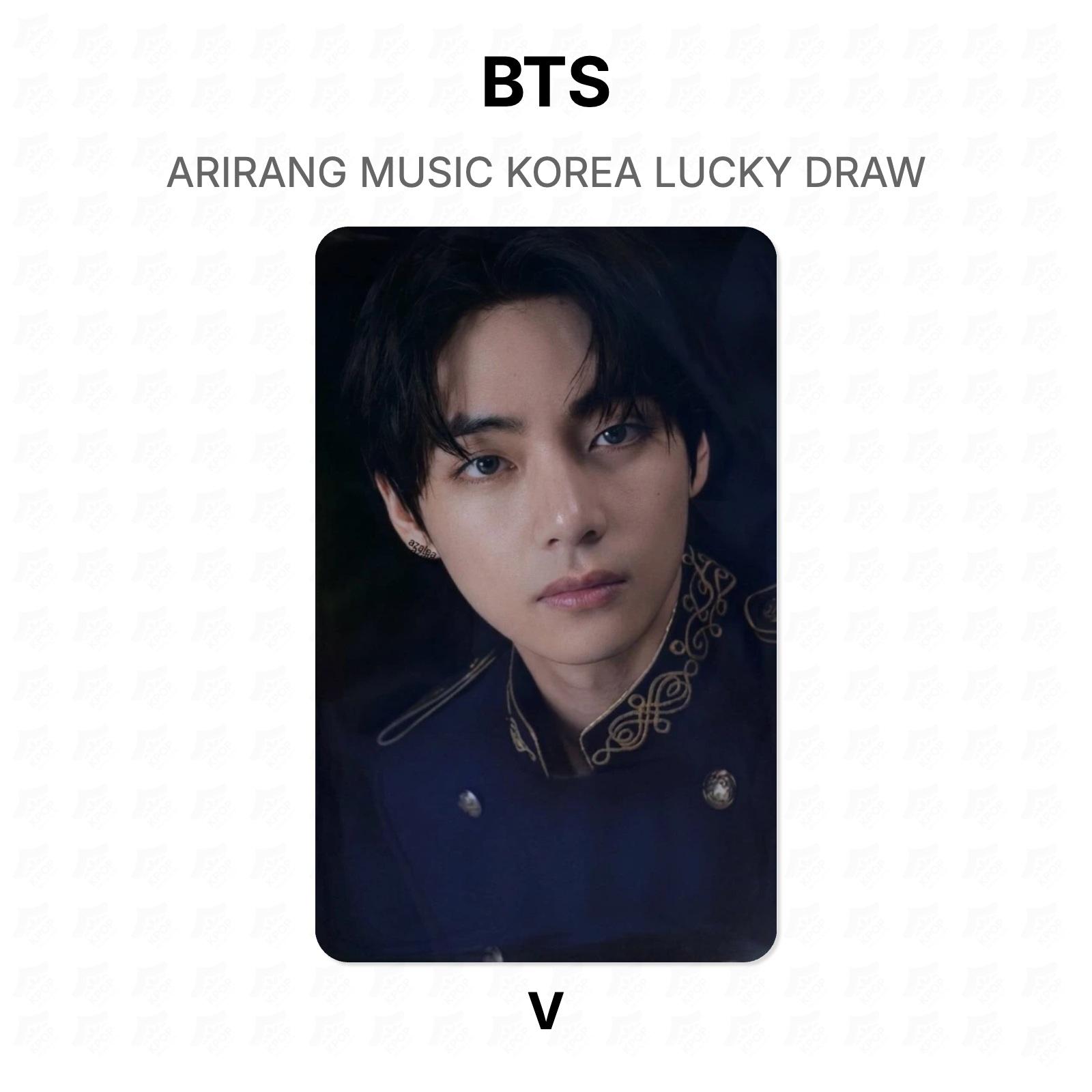 BTS ARIRANG MUSIC KOREJA Laimīgā izloze