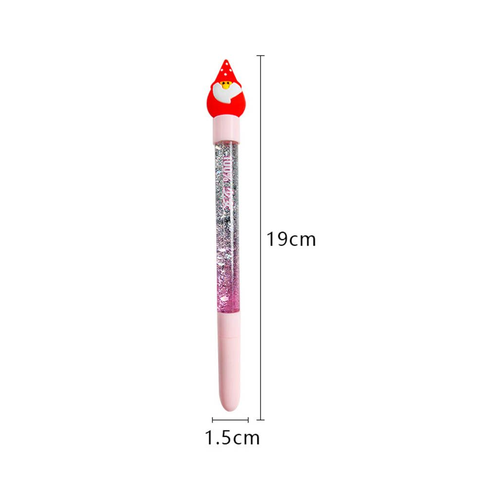Supplies Christmas Quicksand Pen Quicksand Sequins Gel Pen Christmas Gel Pen Hand Account Pen