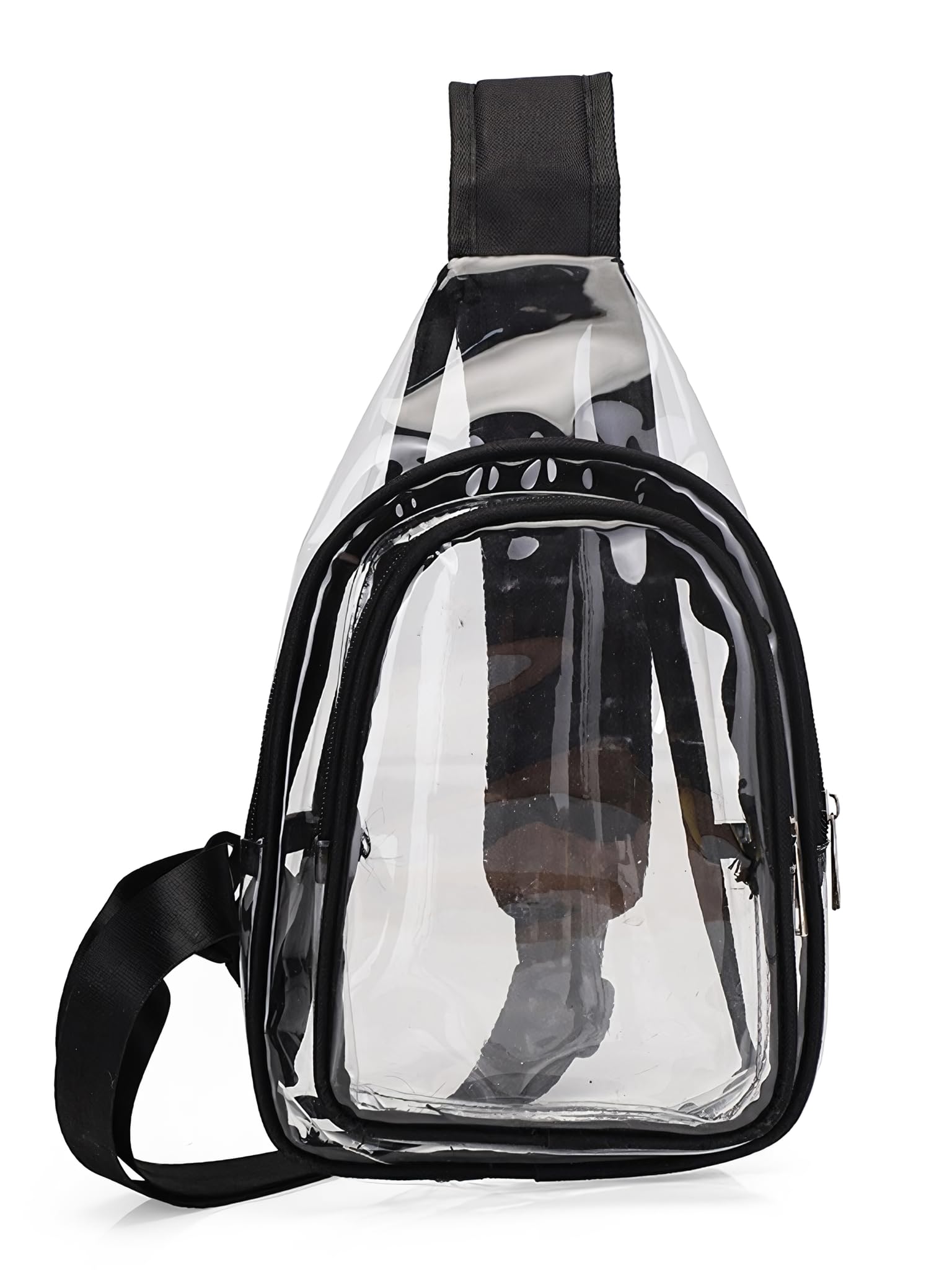 

Bubu Ohana Clear Crossbody Shoulder Bag with Skeleton Design, Waterproof, Durable, and Lightweight, Perfect for Showing Off Your Own Love, Showing