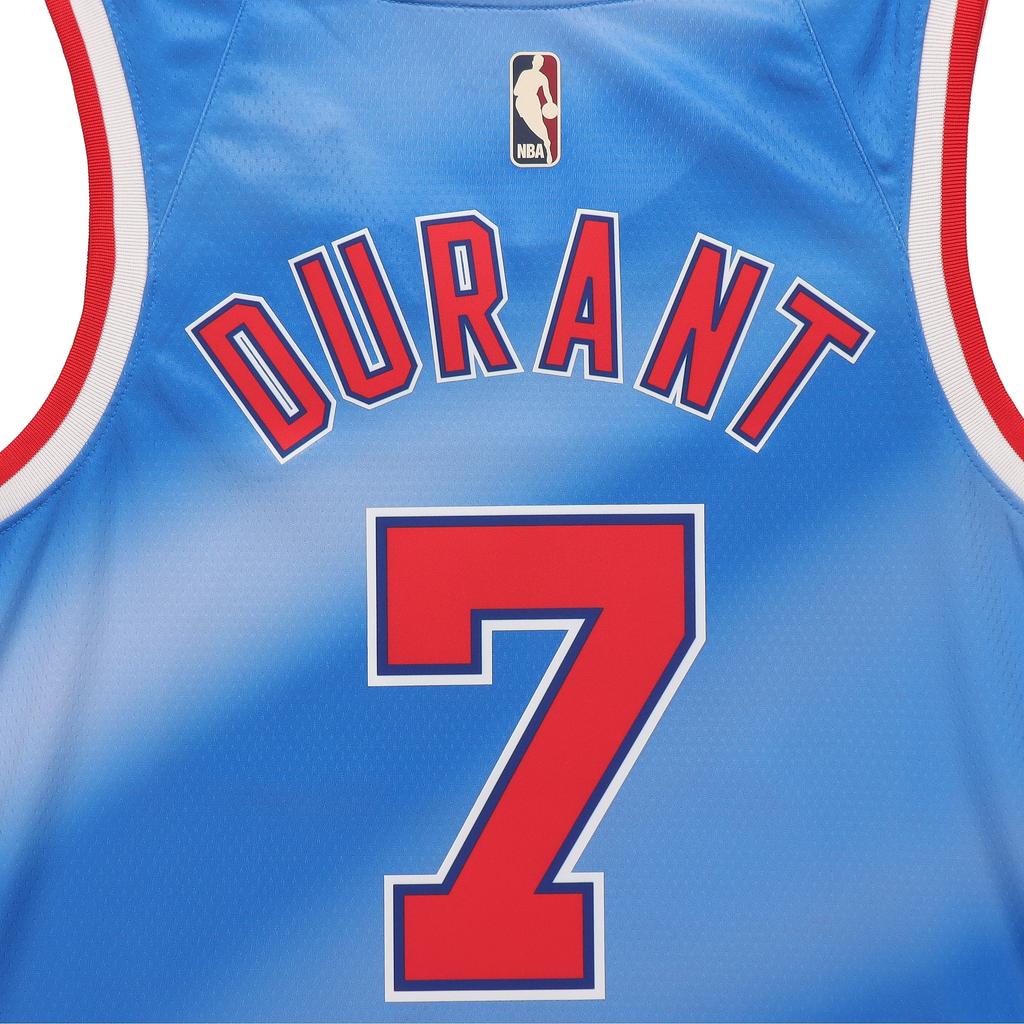 Men's Nike Dri-FIT Retro 19-20 Season Brooklyn Nets Durant No. 7 Blue Jersey CQ4253-402