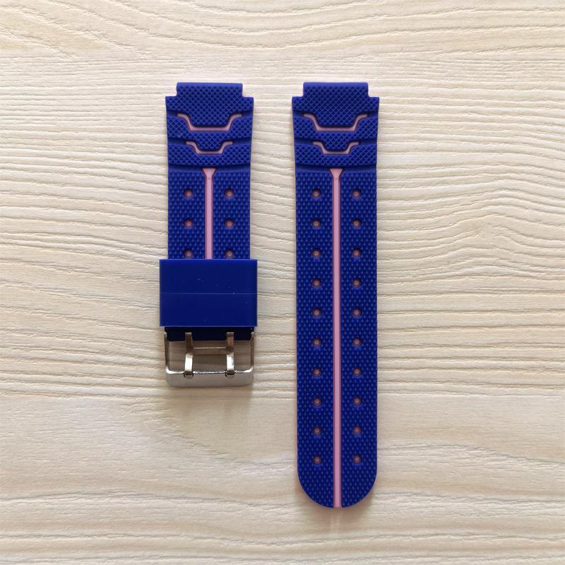 Kids' Silicone Smartwatch Strap, Universal Y-Shaped, Two-Color, 16mm Interface