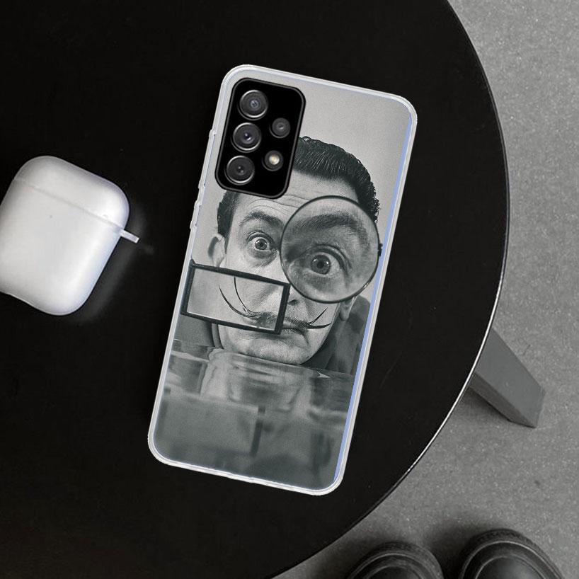 Salvador Dali Art Phone Case Cover for Samsung Galaxy A12 A22 A32 A52 A72 A02S A51 A50S A31 A20S A10S Note 20 Ultra 10 Plus Gala