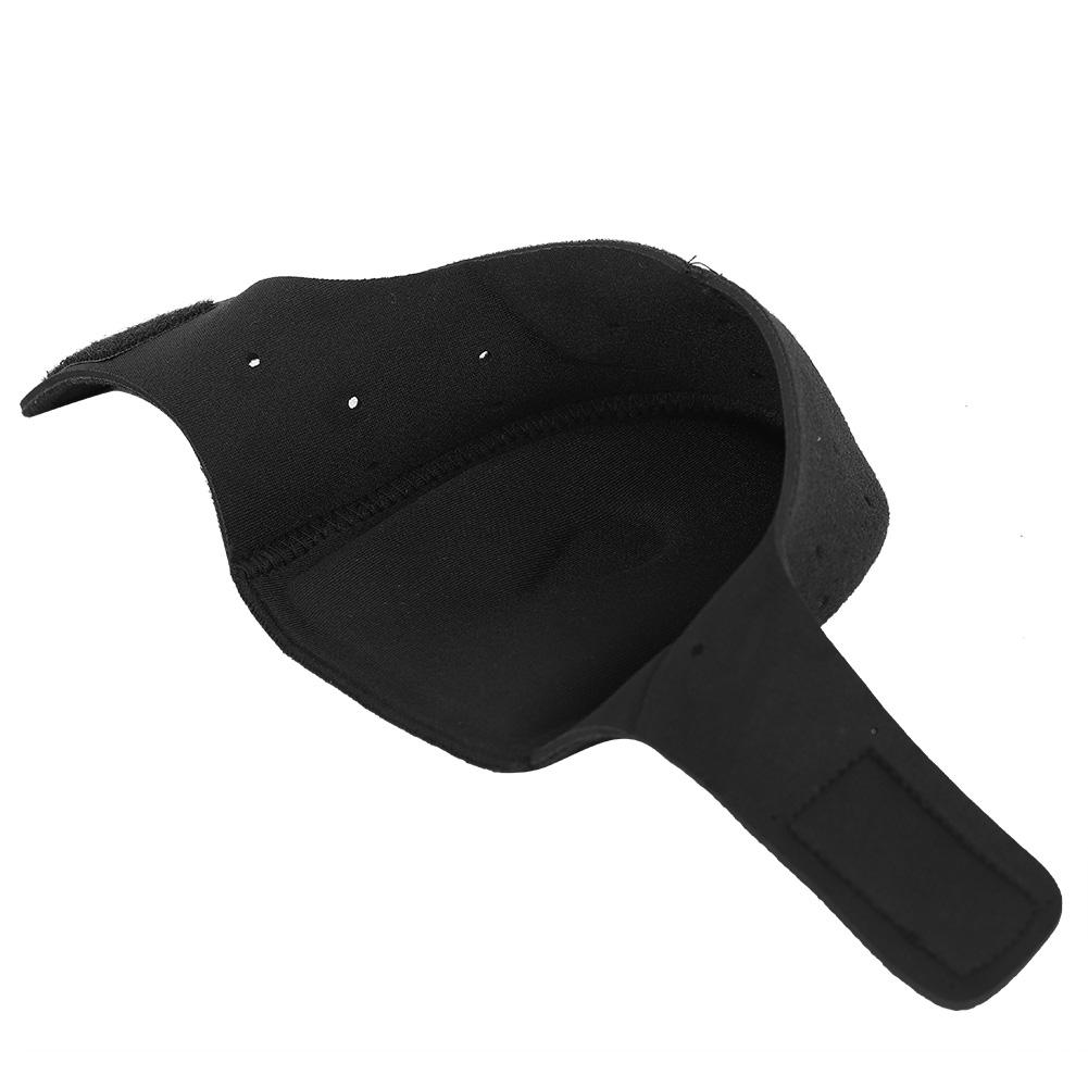 Soft Silicone Heel Pad Shock Cushion Unisex Relieve Pain Heel Support Pad Black