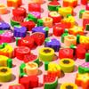 100 ks Mini Kreslené Gumové Ovoce Zvířátka Tvar Dortu Roztomilé Gumy Kancelářské Potřeby Pochvala Dětské Dárky Školní Kancelářské Potřeby ZSY