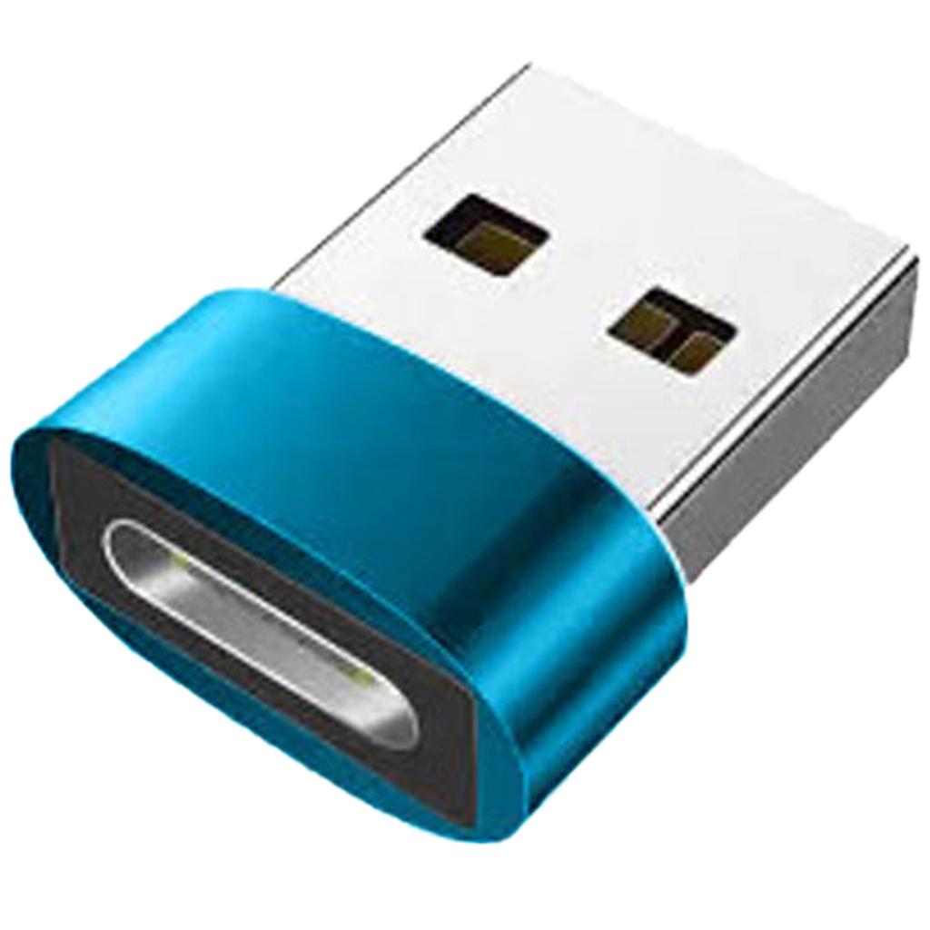 USB Stecker auf USB C Buchse Ladeanschlussadapter Schneller Konverter für Typ C Telefone Tablets Spielekonsolen