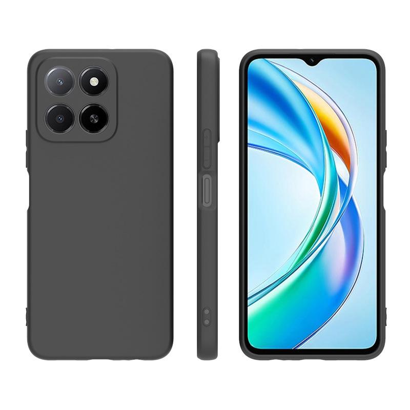 For Honor 200 Smart Case Black Matte Slim Soft TPU Back Phone Cover for Honor X8C X7C X9C Smart Cases Honor200 Pro Lite Bumper