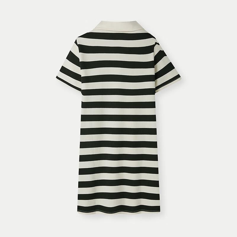 HLA Mig Collaboration Women's Striped Polo Dress