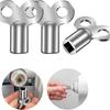 2Pcs/Set Zinc Alloy Radiator Exhaust Valve Key Eu Standard Threads Square 5×5Mm Radiator Accessories Heating Key Tools