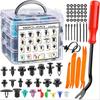 680pcs/725pcs Boxed Car Bumpers Clips Automotive Fastener & Tool Kit for Bumper Assembly Repair & Installation Bumper Repair Kit