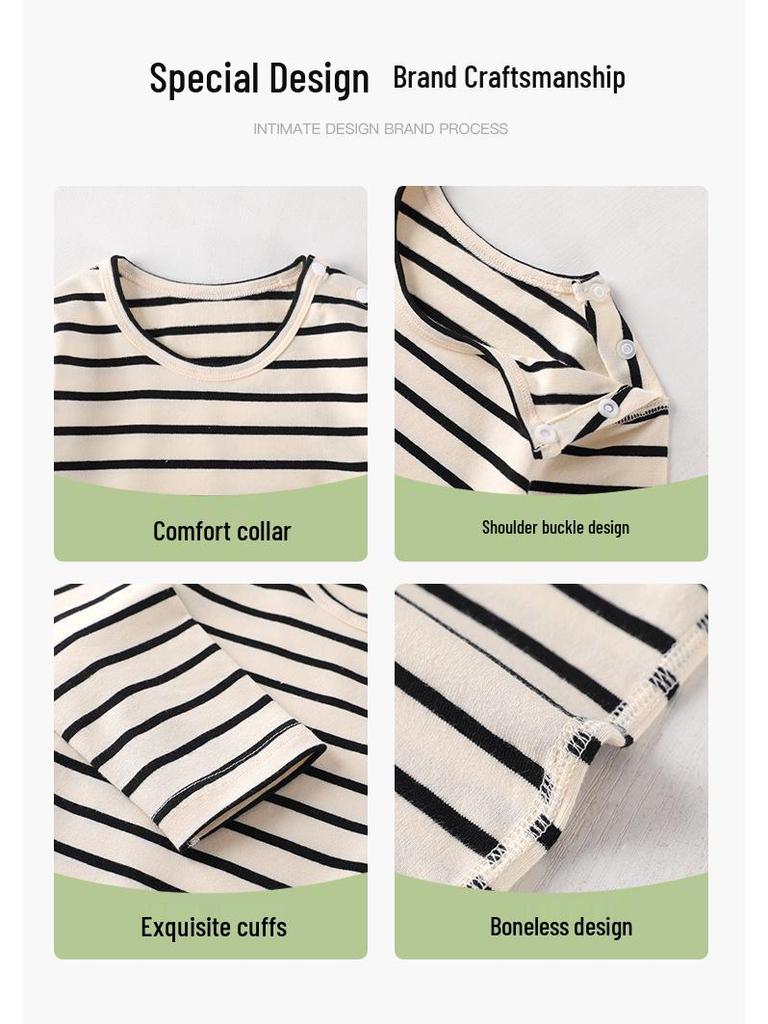 Set salopetă bebeluș stil coreean: Primăvară/Toamnă pentru Băieți și Fete