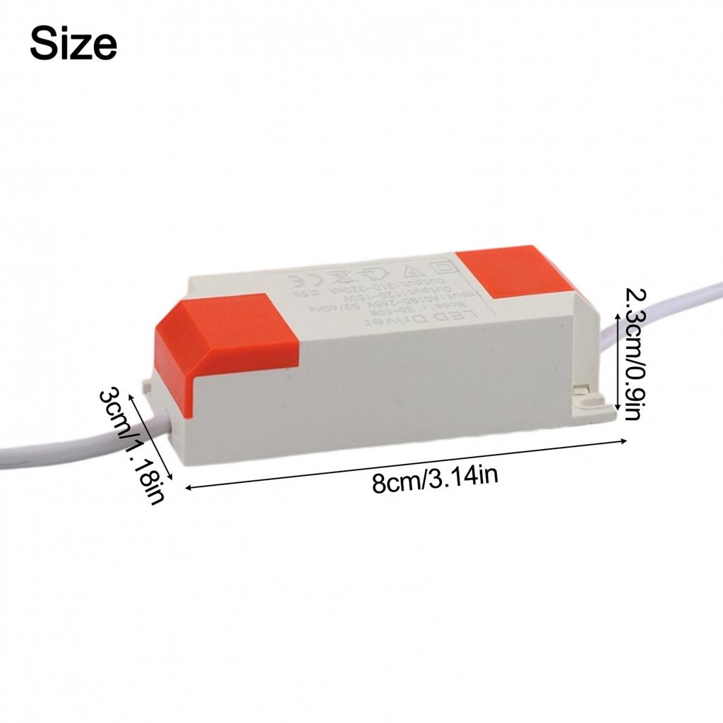 Trasformatore Elettronico Driver LED Plafoniera 36-50W 80* 35*23MM