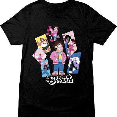 Isaac Morris Limited Steven Universe Crew Lässiges Unisex Herren- und Damen-Kurzarm-T-Shirt