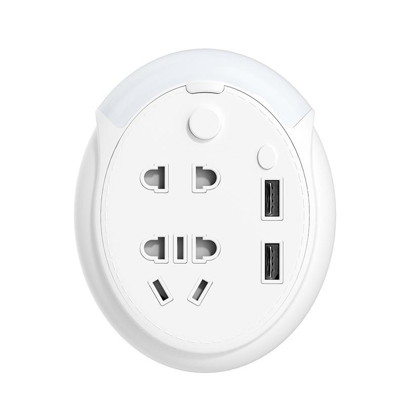 Multi-functional USB Power Strip with Two-hole Converter for US, Japan, Vietnam, Laos, Mexico, Panama