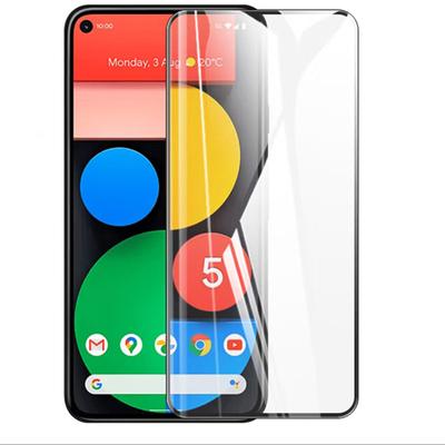 Für Google Pixel 4 4XL 4A 5 5A 6 6A 7 5G 9D Gehärtetes Glas Displayschutzfolie für Google Pixel4 Pixel4A Schutzglas