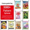 Cross-Border Happy Halloween Ghost Garden Flag with Pumpkin and Cartoon Design