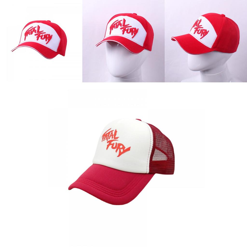 Fatal Fury Terry Bogard Bestickte Baumwoll-Baseballkappe Hip Hop Style