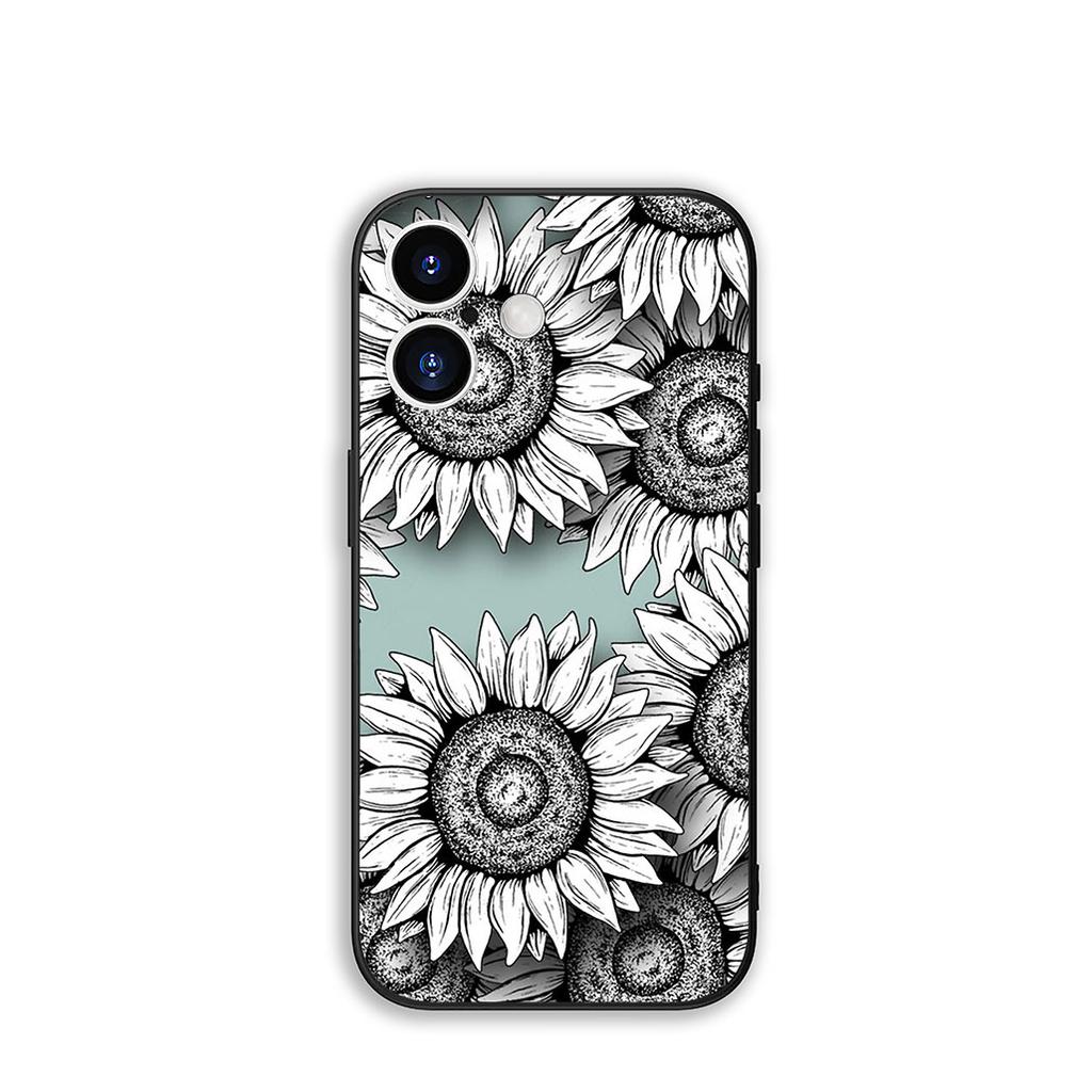 For Samsung Galaxy A55 A54 A25 A36 A17 A26 A35 A33 A34 A14 A37 S8 S9 S20 S21 FE S10 Plus Phone Case Sunflower Flower Yellow