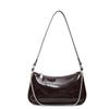 Textured retro small bag women's new casual solid color messenger bag fashionable shoulder armpit small bag