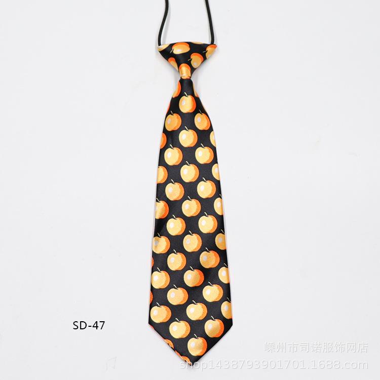 Children'S Printed Small Tie, Handsome Trendy Treasure Tie, Baby Tie, Student School Uniform Tie.